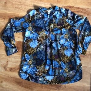 H&M floral pattern shirt